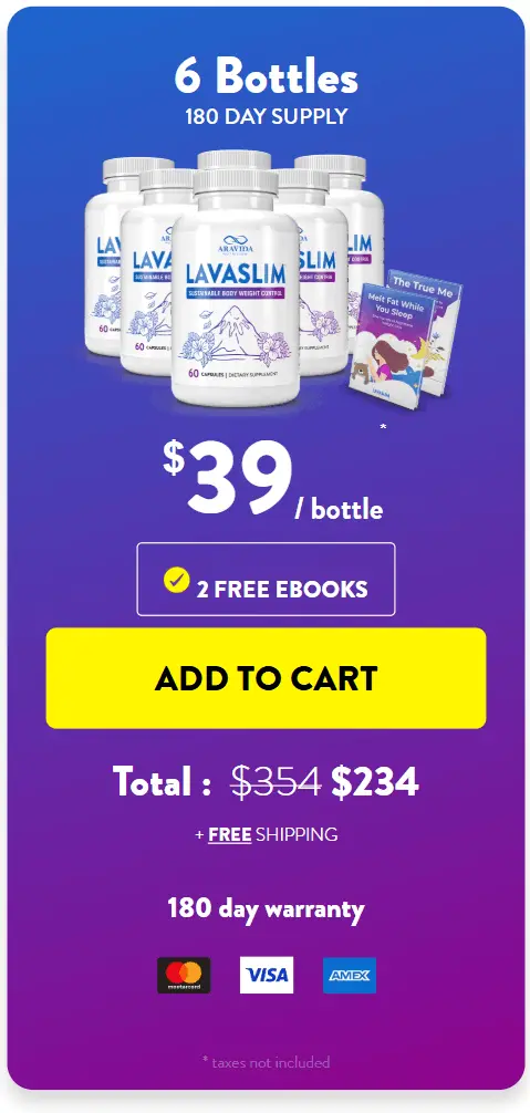 lavaslim 6 bottles price